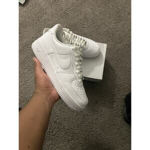 Size 10-Nike Air Force 1 '07 Retro Low Triple White Men's